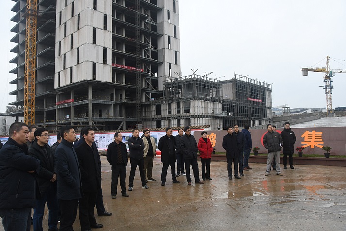 全省第四季度城市建设重点工作现场调度会到宛陵科创城考察