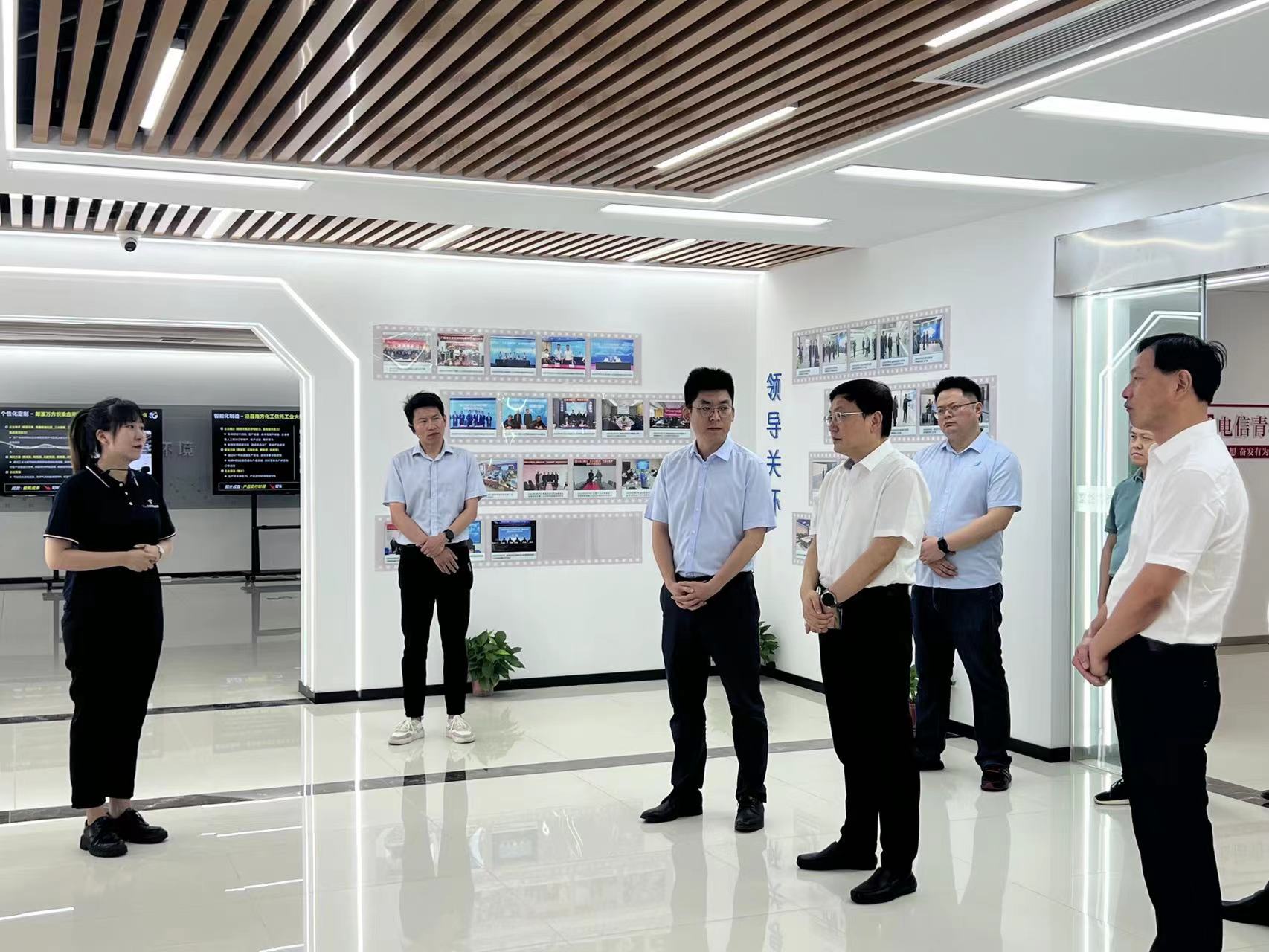 省委宣传部副部长、网信办主任张杰华一行到宛陵科创城调研！